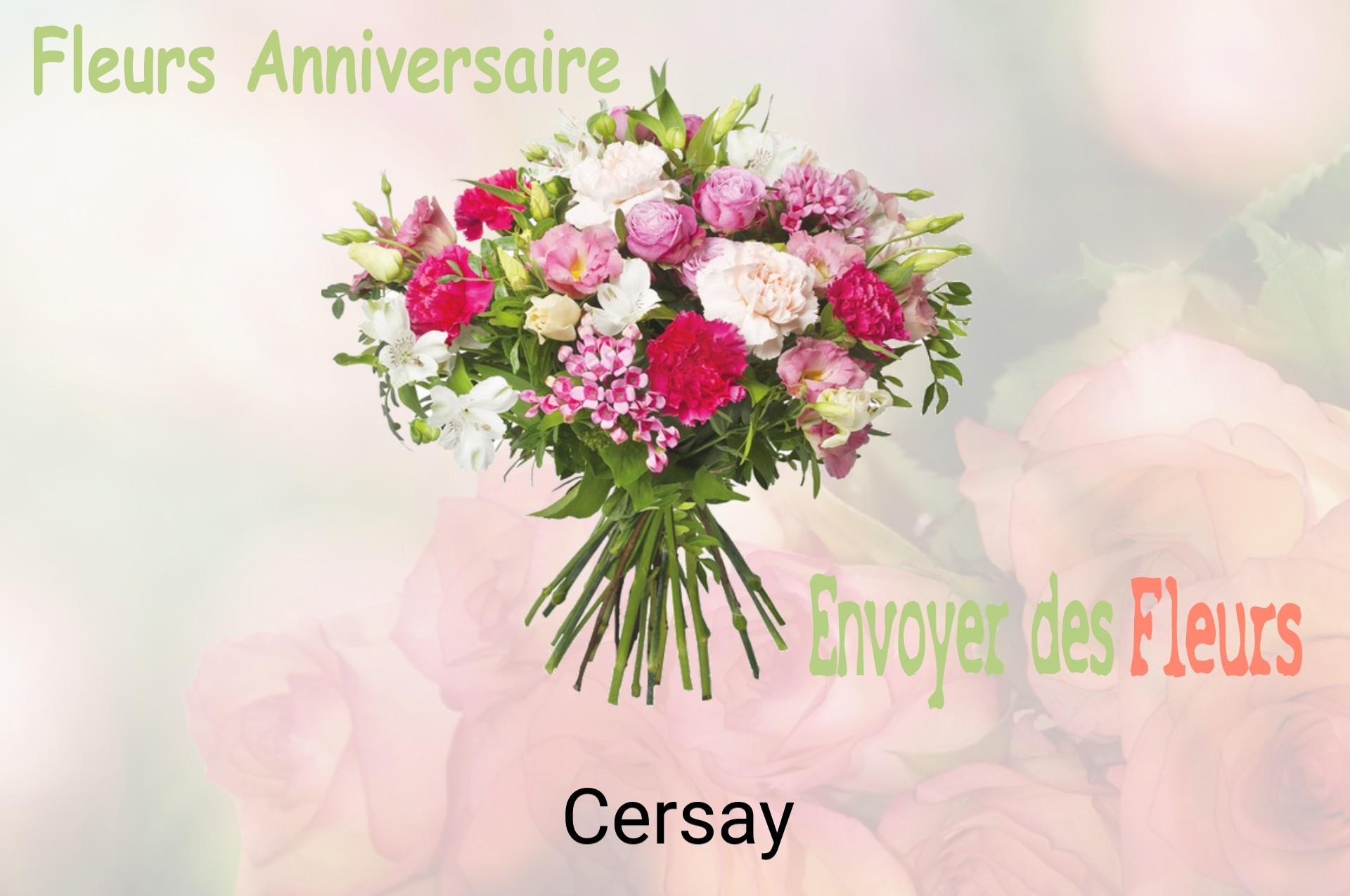 Bouquet de fleurs d’anniversaire livré à Cersay